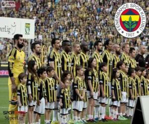 Układanka Fenerbahce, mistrz Super Lig 2013-2014, Turcja Piłka nożna liga