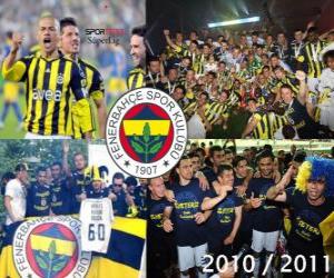 Układanka Fenerbahçe SK, mistrz Turcji w piłce nożnej Super Lig 2010-2011