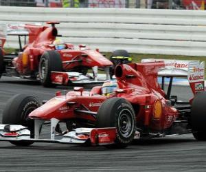 Układanka Fernando Alonso, Felipe Massa, Hockenheim, Grand Prix Niemiec (2010)