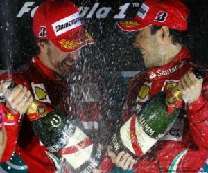 Układanka Fernando Alonso, Felipe Massa, Grand Prix Korei (2010) (1 i 2 miejsce)