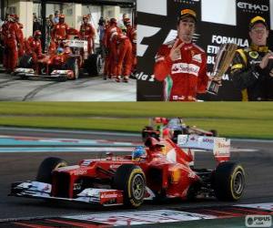 Układanka Fernando Alonso - Ferrari - 2012 Grand Prix Abu Zabi, 2ga sklasyfikowane