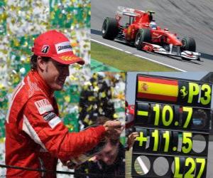 Układanka Fernando Alonso - Ferrari-GP Brazylii 2010 (3. miejsce)