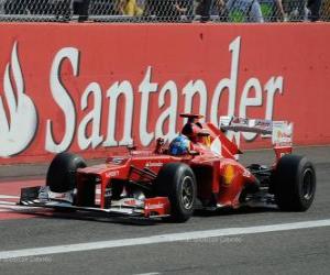 Układanka Fernando Alonso - Ferrari - Grand Prix Włoch 2012, 3. sklasyfikowane