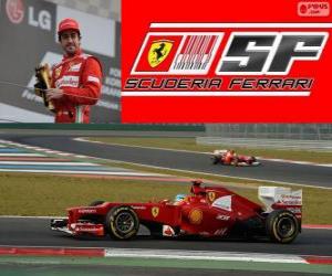 Układanka Fernando Alonso - Ferrari - Grand Prix Korei Południowej 2012, 3. sklasyfikowane