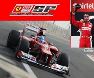 Układanka Fernando Alonso - Ferrari - Grand Prix Indii 2012, 2. sklasyfikowane