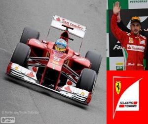 Układanka Fernando Alonso - Ferrari - Grand Prix Brazylii 2012, 2 ° sklasyfikowane