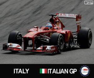 Układanka Fernando Alonso - Ferrari - Grand Prix Włoch 2013, 2 ° sklasyfikowane