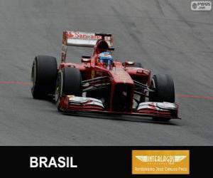 Układanka Fernando Alonso - Ferrari - Grand Prix Brazylii 2013, 3 sklasyfikowane