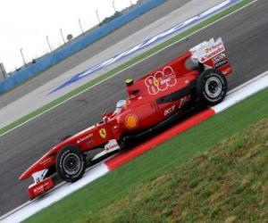 Układanka Fernando Alonso - Ferrari - Istanbul 2010 (Ferrari 800-sze Grand Prix)