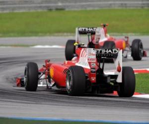 Układanka Fernando Alonso - Ferrari - Sepang 2010