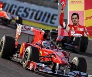 Układanka Fernando Alonso - Ferrari - Suzuka 2010 (3. miejsce)