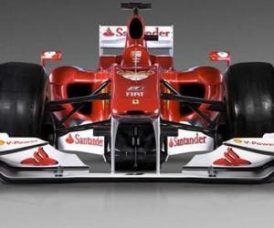Układanka Ferrari F10 przodu
