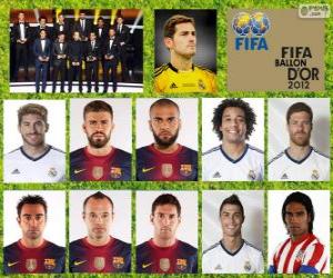 Układanka FIFA / FIFPro World XI 2012