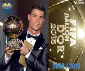 Układanka FIFA Ballon d'Or 2013 zwycięzca Cristiano Ronaldo