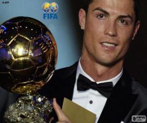 Układanka FIFA Ballon d'Or 2014 zwycięzca Cristiano Ronaldo