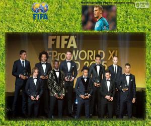 Układanka FIFA/FIFPro World XI 2015