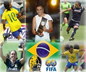 Układanka FIFA Women&#039;s World Player of the Year 2010 Zwycięzca Marta Vieira da Silva