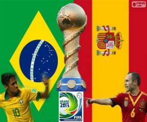 Układanka Finał 2013 FIFA Konfederacji Cup, Brazylia vs Hiszpania