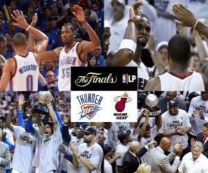 Układanka Finały 2012 - Oklahoma City Thunder kontra Miami Heat