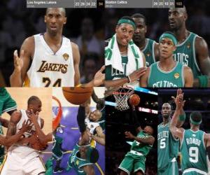 Układanka Finały NBA 2009-10, Game 2, Los Angeles Lakers 94 - Boston Celtics 103