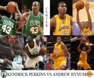 Układanka Finały NBA 2009-10, Środkowy, Kendrick Perkins (Celtics), Andrew Bynum vs (Lakers)
