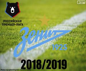 Układanka FK Zenit, mistrz 2018 2019 r.