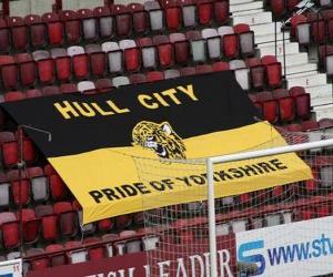Układanka Flag of Hull City AFC