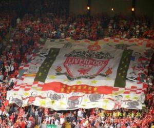 Układanka Flag of Liverpool FC