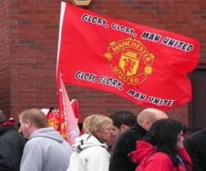 Układanka Flag of Manchester United FC