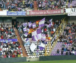 Układanka Flag of Real Valladolid CF