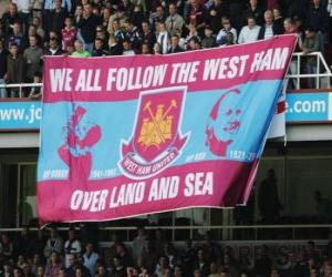 Układanka Flag of West Ham United FC