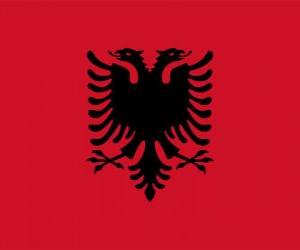 Układanka Flaga Albanii