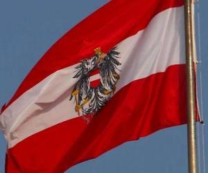 Układanka Flaga Austrii