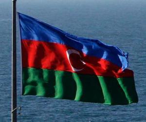 Układanka Flaga Azerbejdżanu