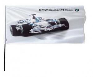 Układanka Flaga BMW Sauber F1 Team