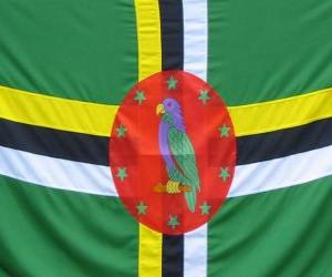 Układanka Flaga Dominiki