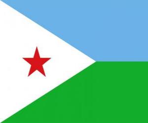 Układanka Flaga Dżibuti