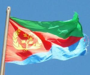 Układanka Flaga Erytrei