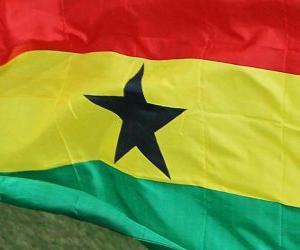 Układanka Flaga Ghany