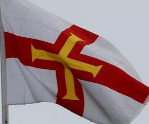 Układanka Flaga Guernsey