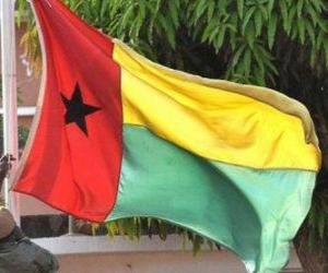 Układanka Flaga Gwinei Bissau