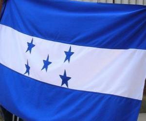 Układanka Flaga Hondurasu