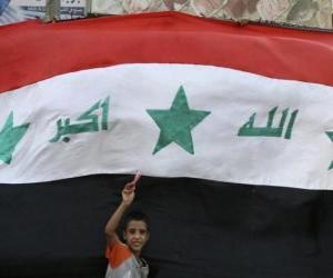 Układanka Flaga Iraku