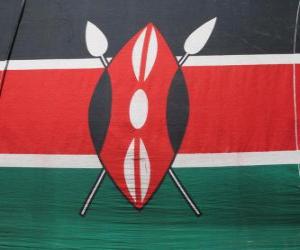 Układanka Flaga Kenii