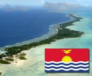 Układanka Flaga Kiribati