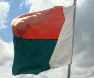 Układanka Flaga Madagaskaru