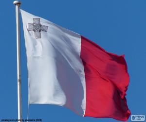 Układanka Flaga Malty