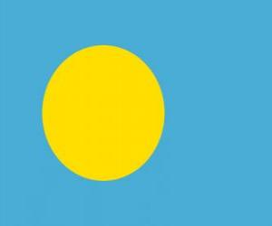 Układanka Flaga Palau