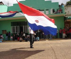 Układanka Flaga Paragwaj