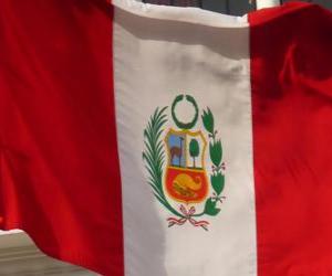 Układanka Flaga Peru